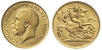 1/2 funta 1913, Londyn, złoto 3.99 g, Fr. 405