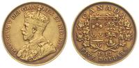 5 dolarów 1912, Ottawa, złoto 8.32 g, patyna, Fr