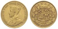 5 dolarów 1912, Ottawa, złoto 8.19 g, Fr. 4