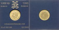 1.000 koron 1995, 1000-lecie mennicy szweckiej, 