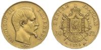 50 franków 1859/A, Paryż, złoto 16.01 g, Gadoury