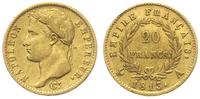 20 franków 1813 / A, Paryż, złoto 6.40 g, Fr. 51