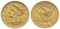 5 dolarów 1897, Filadelfia, złoto 8.34 g