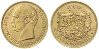 20 koron 1908, Kopenhaga, złoto 8.96 g, Fr. 297