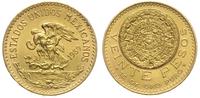 20 pesos 1959, Meksyk, złoto "900" 16.68 g, pięk