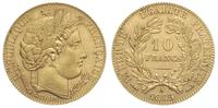 10 franków 1895/A, Paryż, złoto 3.22 g, Gadoury 