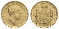10 koron 1876, złoto 4.48 g, Fr. 94