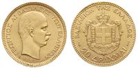 20 drachm 1884, złoto 6.42 g