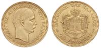 20 drachm 1884 / A, Paryż, złoto 6.44 g, Fr. 18