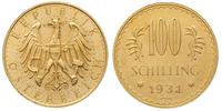 100 szylingów 1931, złoto 23.48 g, Fr 520