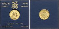 1.000 koron 1992, 200. rocznica śmierci króla Gu