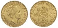 10 guldenów 1925, Utrecht, złoto 6.72 g, Fr. 351