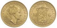 10 guldenów 1927, Utrecht, złoto 6.71 g, Fr. 351