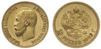 10 rubli 1902/AP, Petersburg, złoto 8.59 g, Kaza