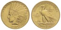 10 dolarów 1910, Filadelfia, złoto 16.72 g, ładn