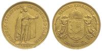 20 koron 1901/KB, Kremnica, złoto 6.75 g, Fr. 25