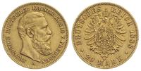20 marek 1888/A, Berlin, złoto 7.92 g, J. 248