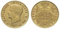 40 lirów 1814/M, Mediolan, złoto 12.82 g, Fr. 7