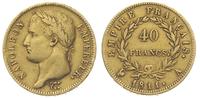40 franków 1811/A, Paryż, złoto 12.83 g, Gadoury
