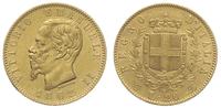 20 lirów 1862/T, Turyn, złoto 6.44 g