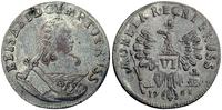 6 groszy 1761, moneta wybita dla prowincji prusk