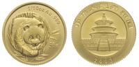 50 juanów 2003, miś panda, złoto 3.12 g