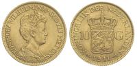 10 guldenów 1911, Utrecht, złoto 6.72 g, Fr 349