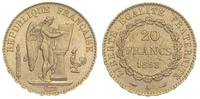 20 franków 1898/A, Paryż, złoto 6.46 g, piękne, 