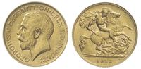 1/2 funta 1912, Londyn, złoto 3.98 g, Spink 4006