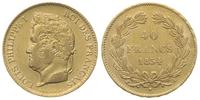 40 franków 1834/A, Paryż, złoto 12.87 g, Gadoury