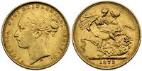 1 funt 1878, Melbourne, złoto 7.98 g