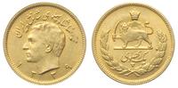 1 pahlavi SH1339 (1960), złoto 8.13 g, piękne, K