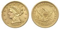 2 1/2 dolara 1905, Filadelfia, złoto 4.17 g
