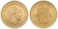 10 guldenów 1932, Utrecht, złoto 6.71 g, piękne