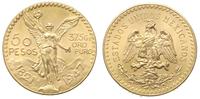 50 peso 1947, złoto 41.70 g, piękne, Fr. 172