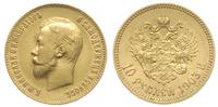 10 rubli 1903/AP, Petersburg, złoto 8.59 g, Kaza