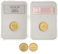 10 marek 1913, złoto 3.23 g, piękne, moneta w pu