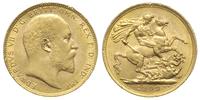 funt 1909/M, Melbourne, złoto 7.99 g, Fr. 36