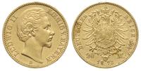 20 marek 1873/D, Monachium, złoto 7.94 g, J. 214