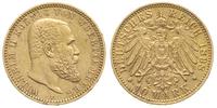10 marek  1898, Stuttgart, złoto 3.97 g, Jaeger 