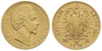 20 marek  1872/D, Monachium, złoto 7.89 g, Jaege