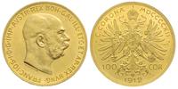 100 koron 1912, Wiedeń, złoto 33.87 g, rzadka, o