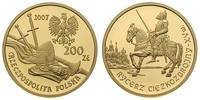 200 złotych 2007, Rycerz Ciężkozbrojny, złoto 15