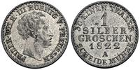 1 grosz srebrny 1822/A, piękny egzemplarz