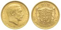 10 koron 1913, Kopenhaga, złoto 4.48 g