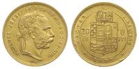 8 forintów = 20 franków 1878, Kremnica, złoto 6.