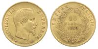 10 franków 1860/BB, Strasbourg, złoto 3.22 g
