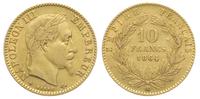 10 franków 1864/BB, Strasbourg, złoto 3.22 g