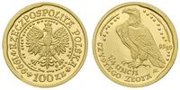 100 złotych 1996, Warszawa, Orzeł bielik, złoto 
