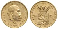 10 guldenów 1876, Utrecht, złoto 6.69 g
